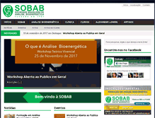Tablet Screenshot of analisebioenergetica.com.br